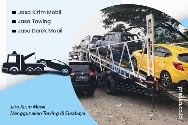 kirim mobil menggunakan towing di surabaya